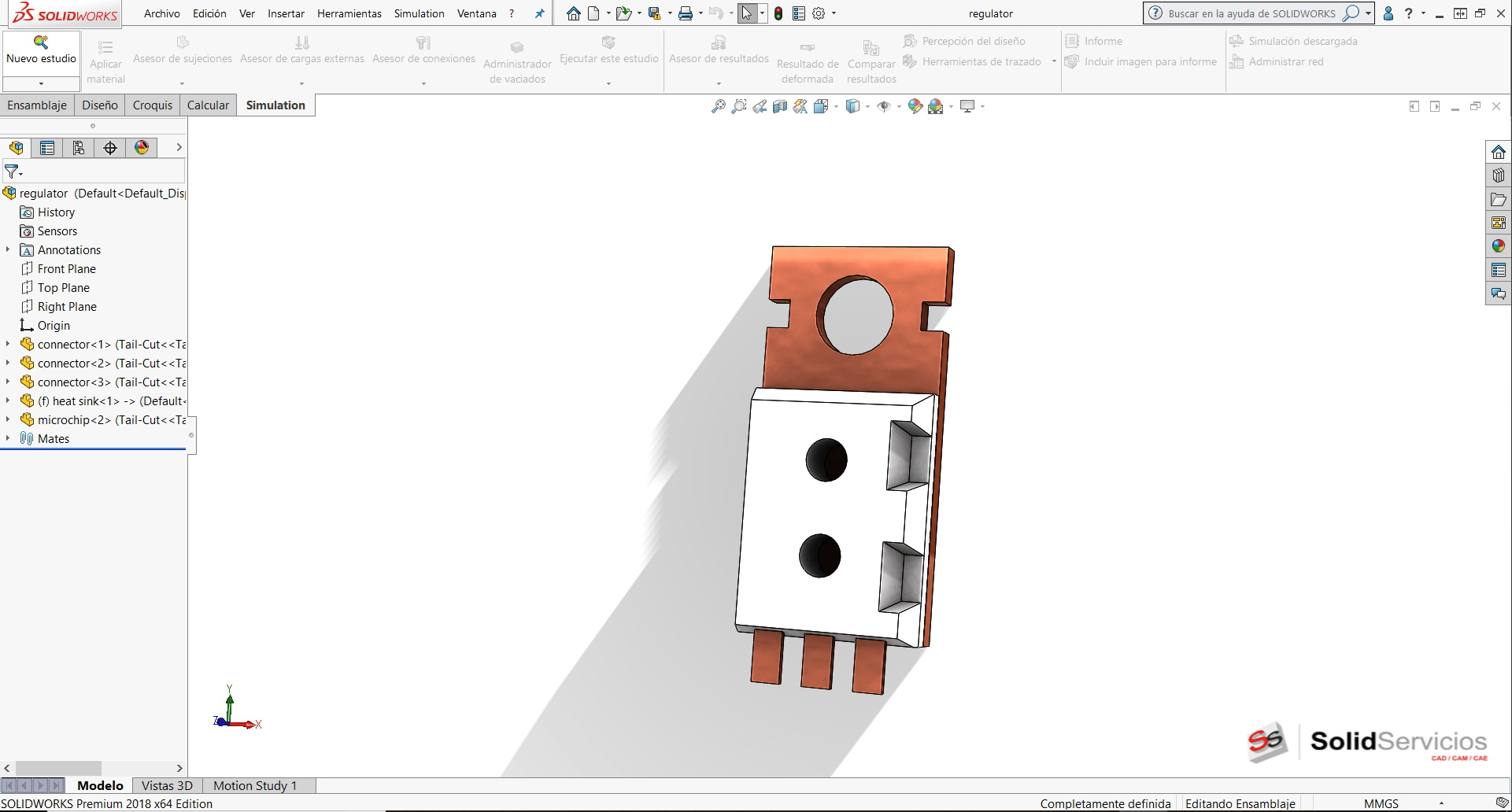 Solidworks Simsolid SIM | SolidServicios